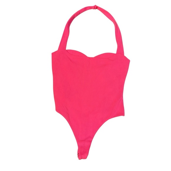 Lovers and Friends NWT Dominique Bodysuit in Dark Pink Size Medium - Picture 3 of 6